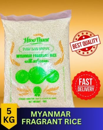 Myanmar Fragrance Rice - Green (5KG)