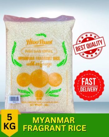 Yellow Irrawaddy Paw San Rice (5Kg)